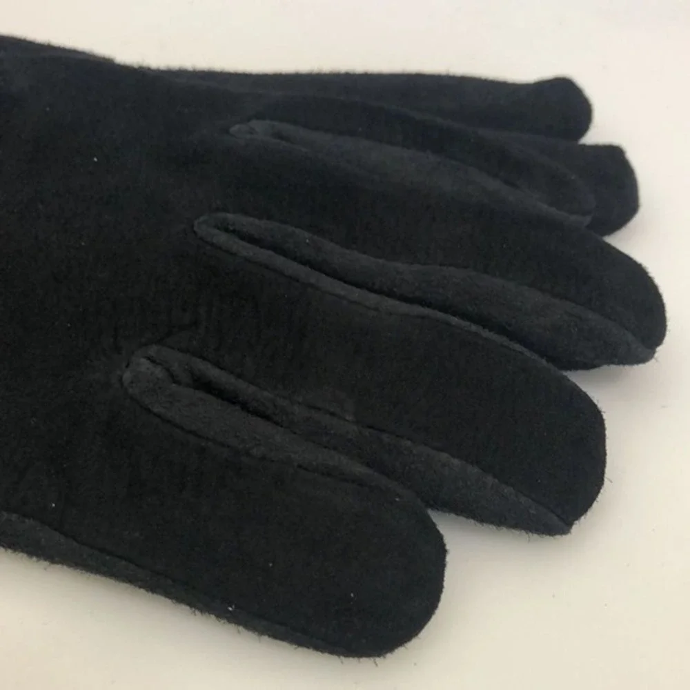 Women's Leather 40g Thinsulate Gloves L NWT Winter Buckle Black‎ Classic Outdoor